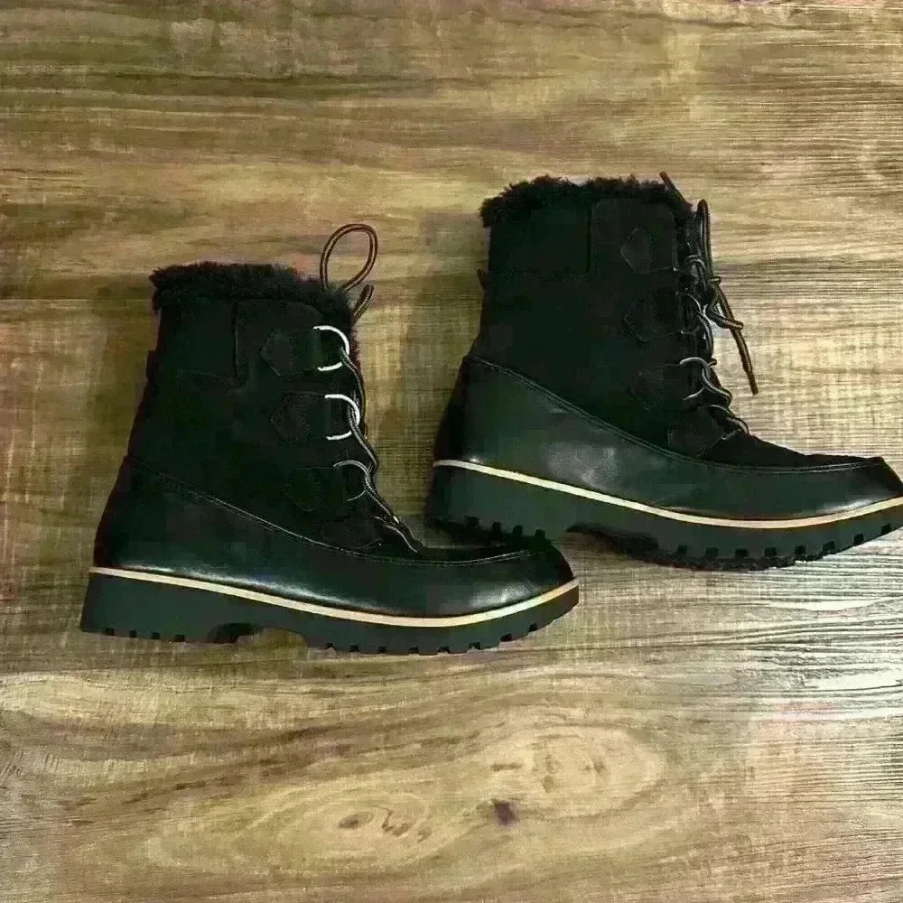 JBU by Jambu Brunswick Weather Ready Mid Calf Boot Black Sz‎ 9